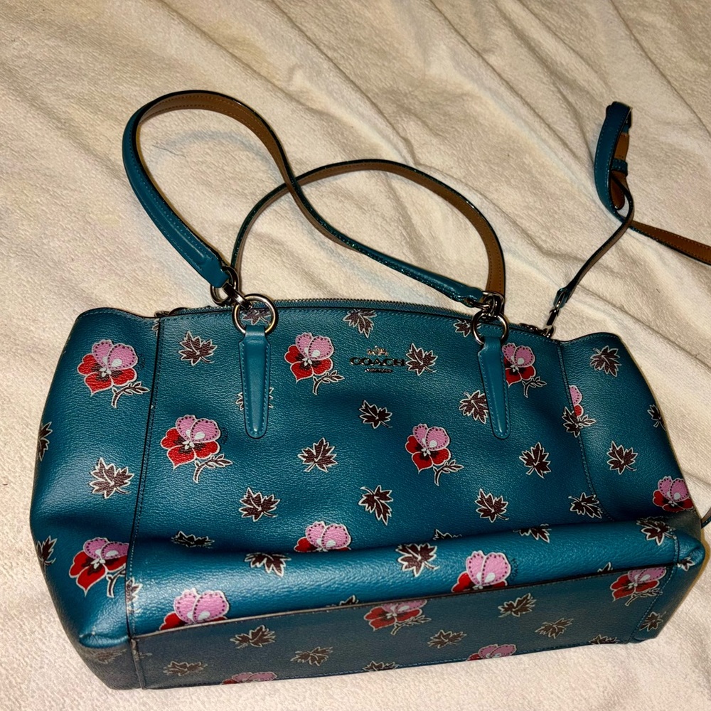 Coach wildflower teal Christie